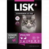 LISK Cat Senior / Light Poultry 7,5 kg